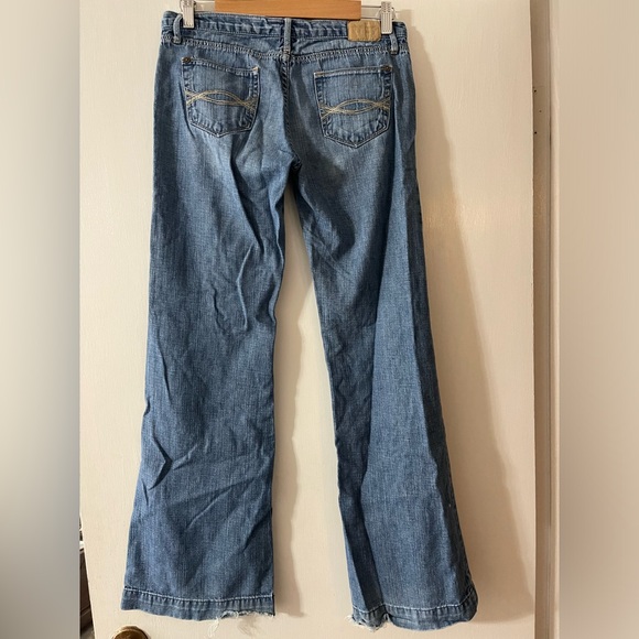 Vintage Abercrombie and Fitch Flare Jeans Size 4 - Picture 2 of 6